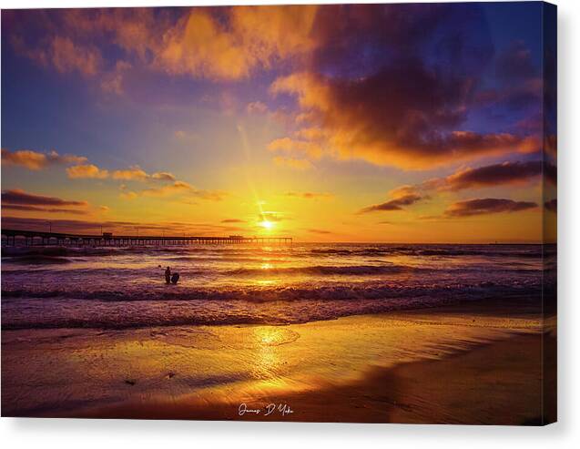 Golden San Diego Sunset - Canvas Print