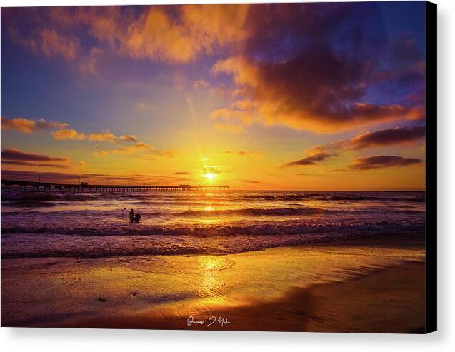 Golden San Diego Sunset - Canvas Print