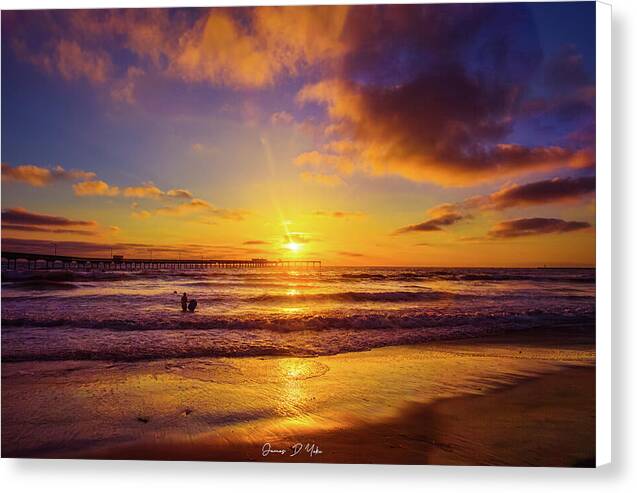 Golden San Diego Sunset - Canvas Print
