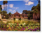 Balboa Park Botanical Building and Lily Pond - Canvas Print
