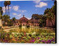 Balboa Park Botanical Building and Lily Pond - Canvas Print
