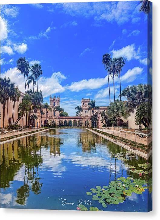 Balboa Park Reflecting Pond - Canvas Print