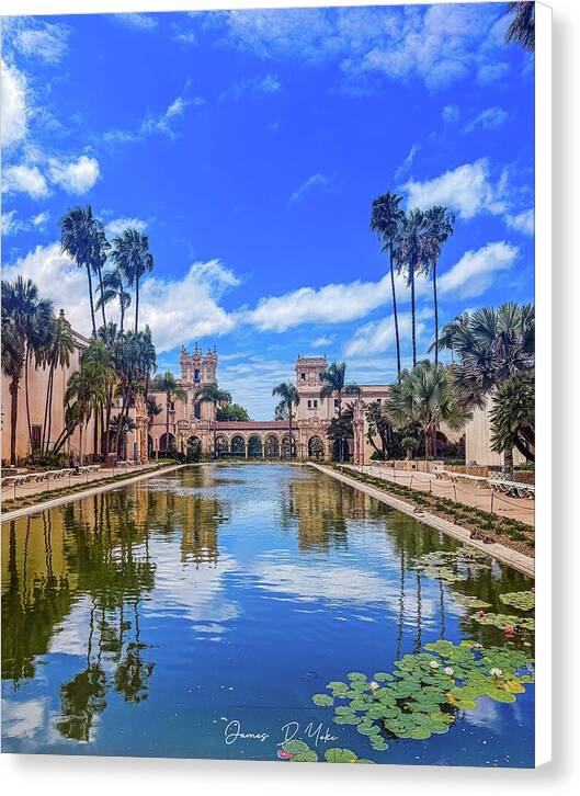 Balboa Park Reflecting Pond - Canvas Print