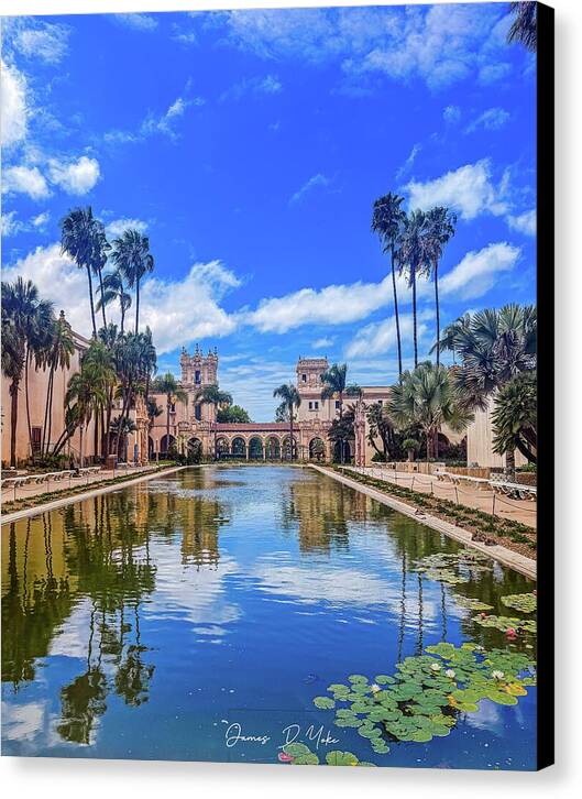 Balboa Park Reflecting Pond - Canvas Print