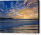 June Gloom Ocean Beach Sunset - Canvas Print