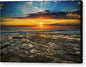 La Jolla Tide pools Sunset - Canvas Print