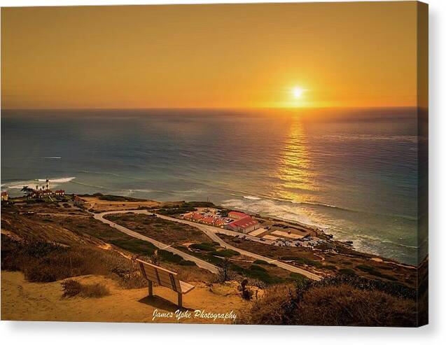 Point Loma Sunset - Canvas Print