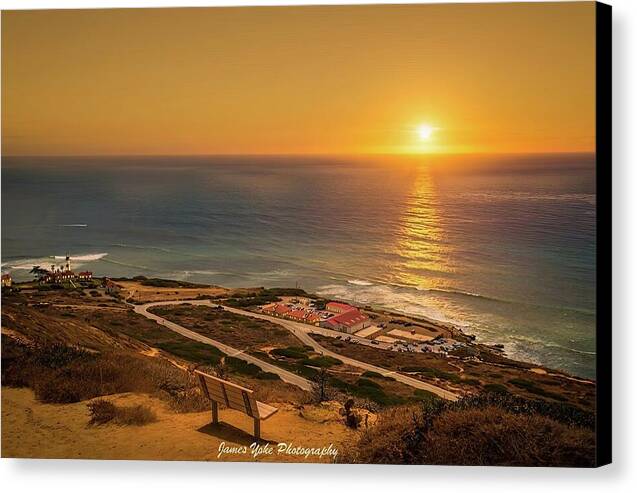 Point Loma Sunset - Canvas Print