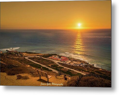 Point Loma Sunset - Metal Print