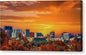 San Diego Skyline At Sunset (Balboa Park View) - Gallery Wrapped Canvas Print