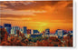 San Diego Skyline At Sunset (Balboa Park View) - Gallery Wrapped Canvas Print