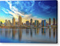 San Diego Skyline Sunset Fine Art Canvas Gallery Wrap